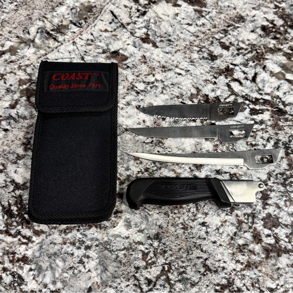 Coast Interchangeable Multi-Blade Filet Knife Set
